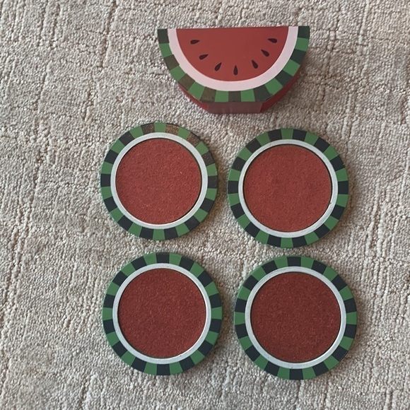 Watermelon Coaster Set 🍉 - Picture 3 of 4